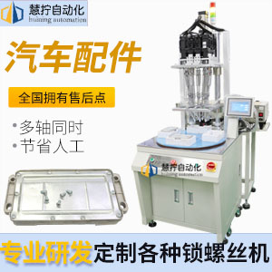 汽車配件自動擰螺絲機-10軸帶轉(zhuǎn)盤式